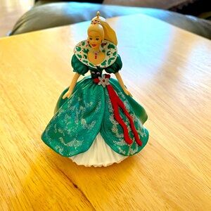 Vintage 1995 Holiday Barbie Hallmark ornament